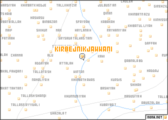 map of Kīr Béjnik Jawwānī