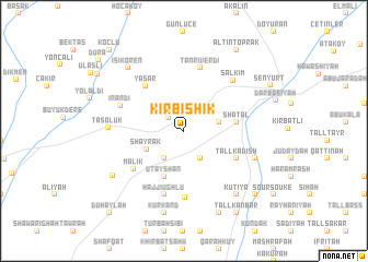 map of Kīr Bishik