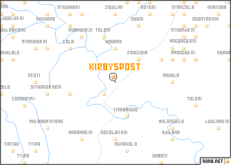 map of Kirbyʼs Post