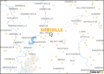 map of Kirbyville