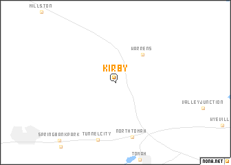 map of Kirby