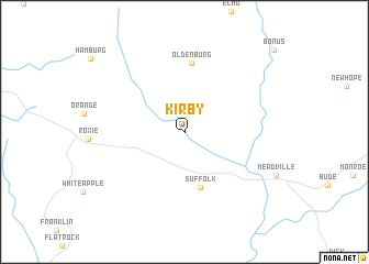 map of Kirby