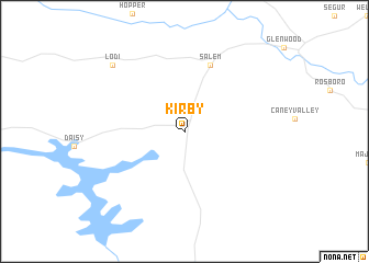 map of Kirby