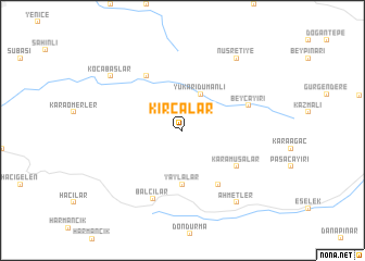 map of Kırcalar