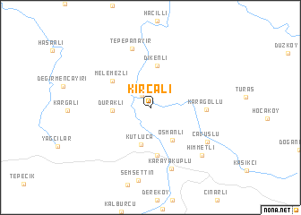 map of Kırcalı