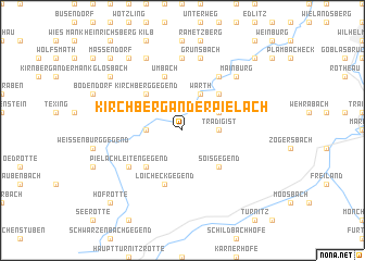 map of Kirchberg an der Pielach
