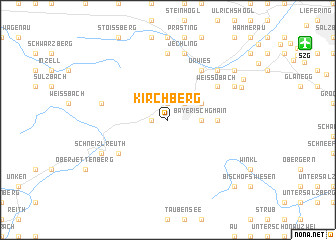 map of Kirchberg