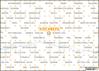 map of Kirchberg