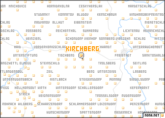 map of Kirchberg