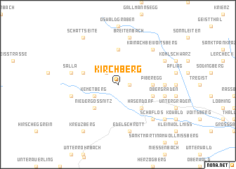 map of Kirchberg