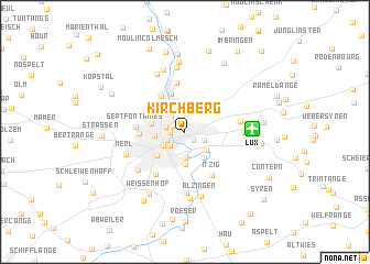 map of Kirchberg