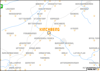 map of Kirchberg