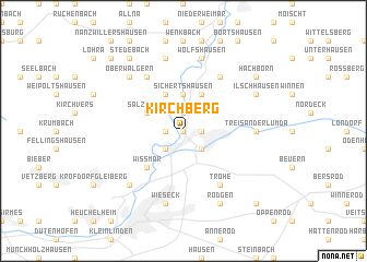 map of Kirchberg