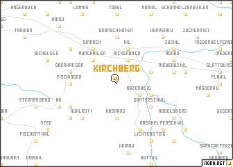 map of Kirchberg