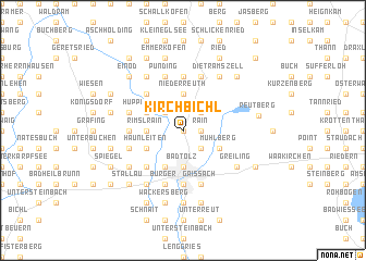 map of Kirchbichl