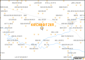 map of Kirchboitzen