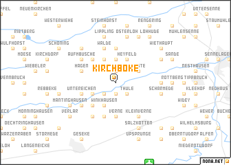 map of Kirchboke