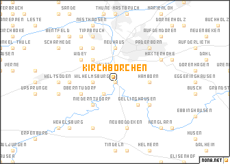 map of Kirchborchen