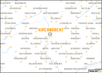 map of Kirchbracht