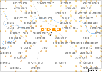 map of Kirchbuch