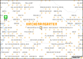 map of Kirchenpingarten