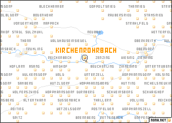 map of Kirchenrohrbach