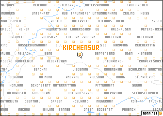 map of Kirchensur