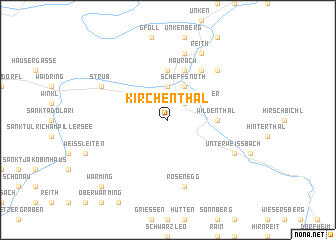 map of Kirchenthal