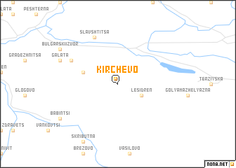 map of Kirchevo