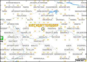 map of Kirchgattendorf