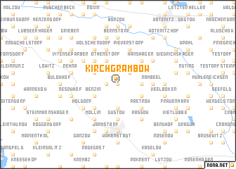 map of Kirch-Grambow