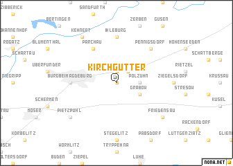 map of Kirchgütter