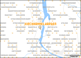 map of Kirchhammelwarden