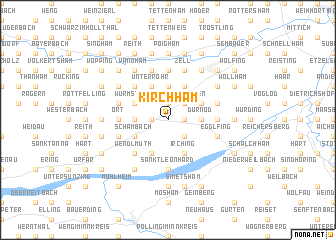 map of Kirchham