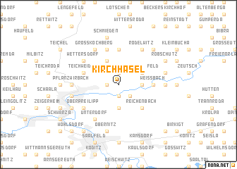 map of Kirchhasel