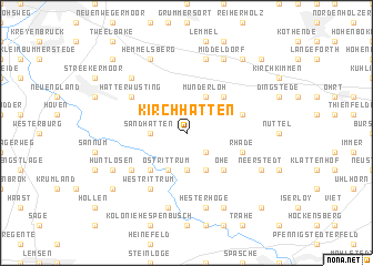map of Kirchhatten