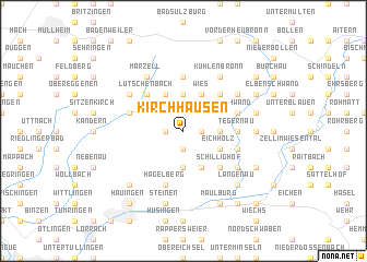 map of Kirchhausen
