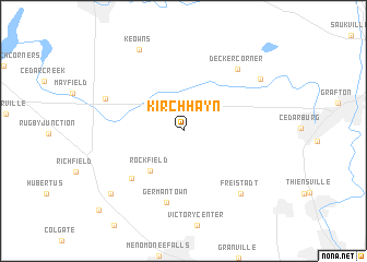 map of Kirchhayn