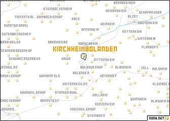 map of Kirchheimbolanden