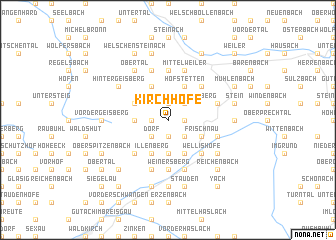 map of Kirchhöfe