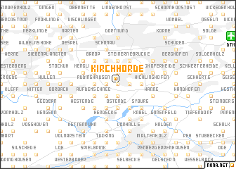 map of Kirchhörde