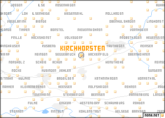 map of Kirchhorsten