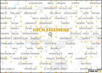 map of Kirchlengerheide