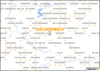 map of Kirchrarbach