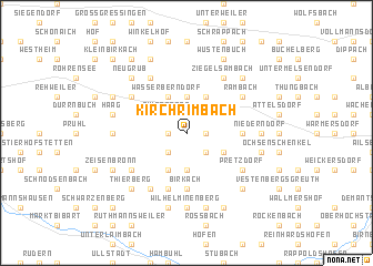 map of Kirchrimbach