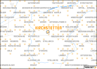 map of Kirchstetten