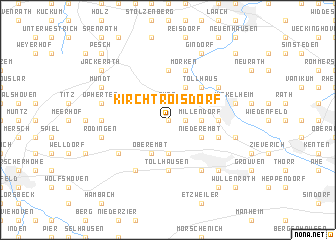 map of Kirchtroisdorf