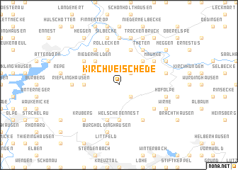 map of Kirchveischede