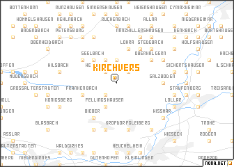 map of Kirchvers