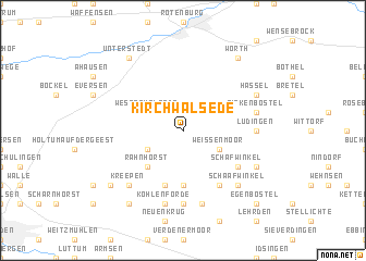 map of Kirchwalsede